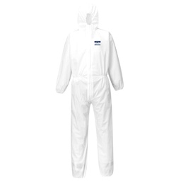 Traje desechable blanco
